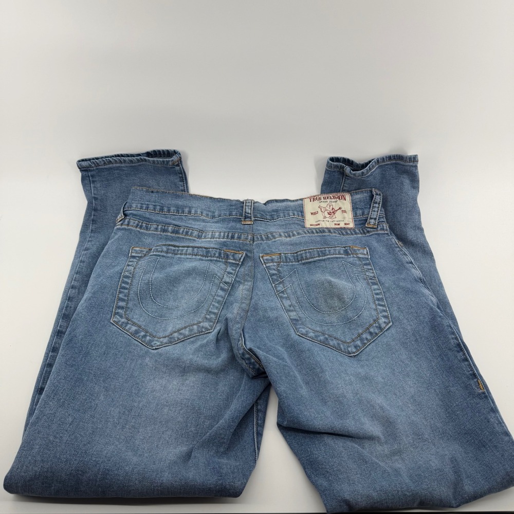 True Religion Rocco Skinny Jeans Mens 32 Blue Medium Wash Denim 50049-00
